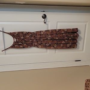 Vintage Floral party dress with butterfly sleeve jacket. Spaghetti strap dress.